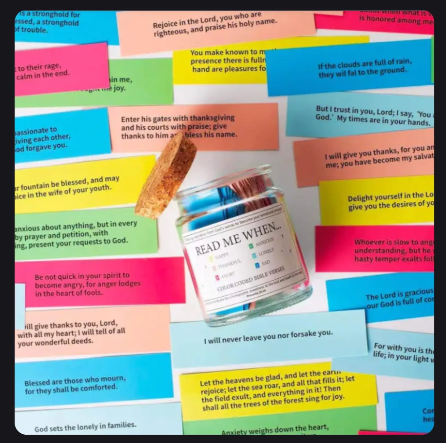 Bible Verses In A Jar