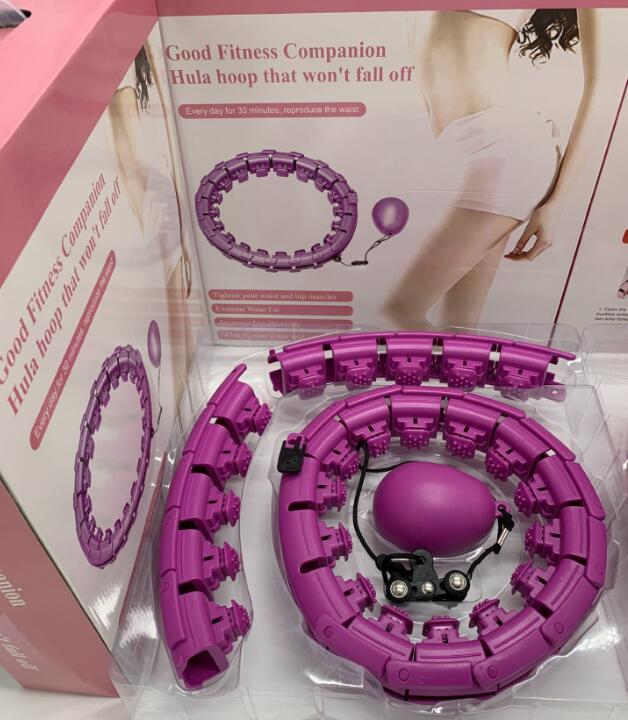 Weighted Hula Hoop for Easy Waist Slimming Exercise