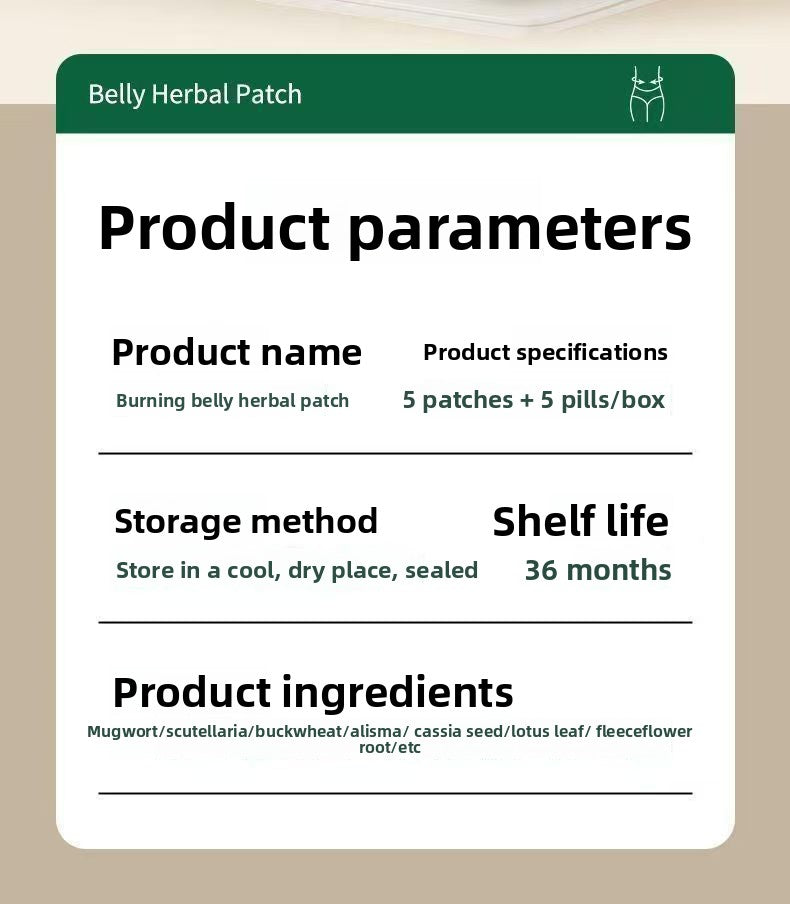 WarmFit Herbal Belly Slim Patch