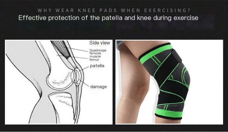 Men's Compression Knee Brace for Sports and Fitness