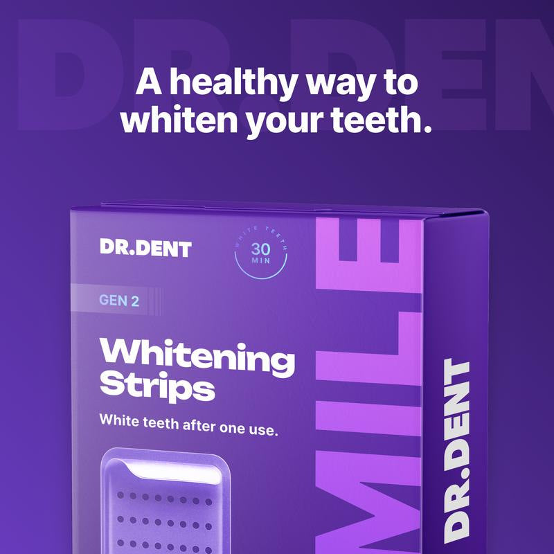 Purple Whitening Tooth Strips