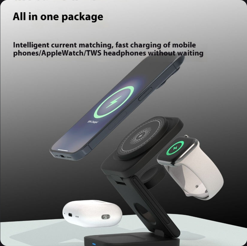 3 IN 1 FOLDABLE WIRELESS CHARGER