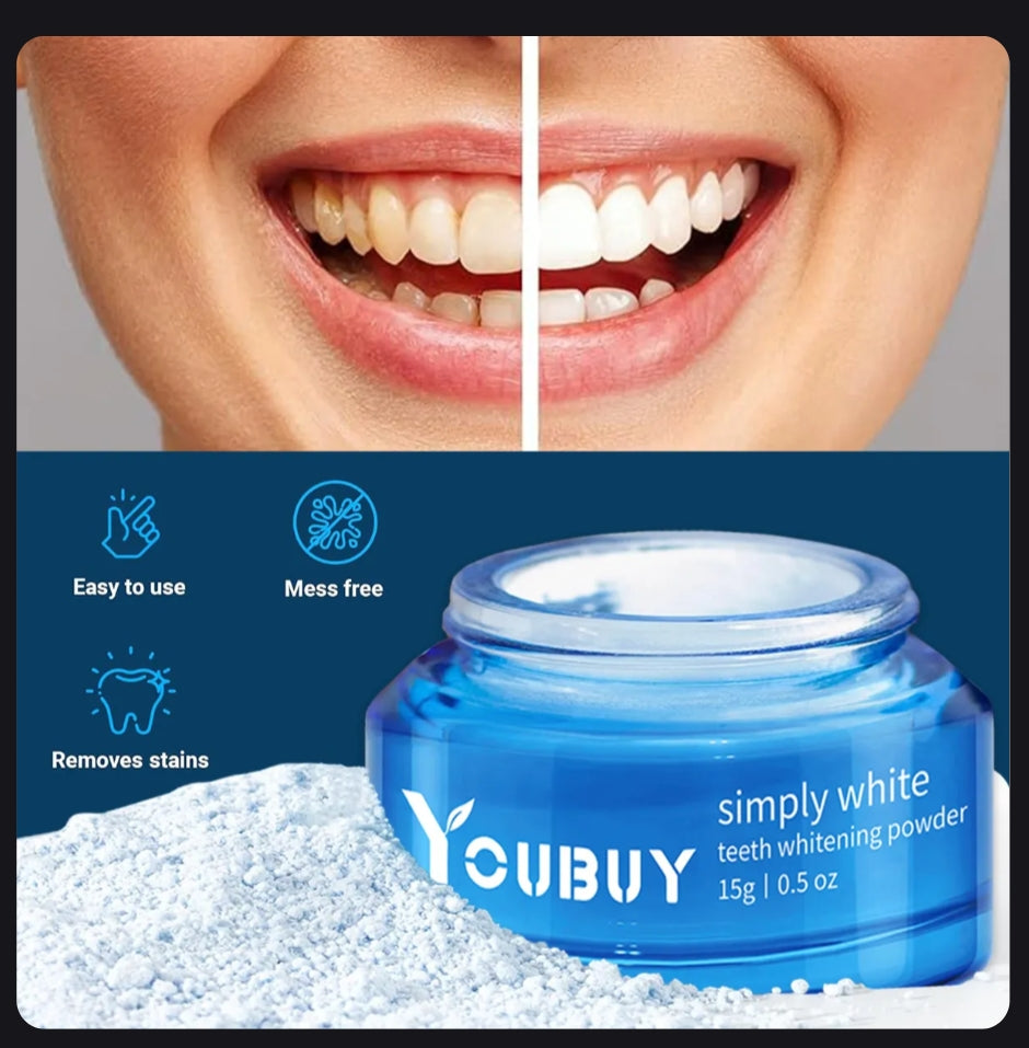YOUBUY Teeth Whitening Brightening Powder