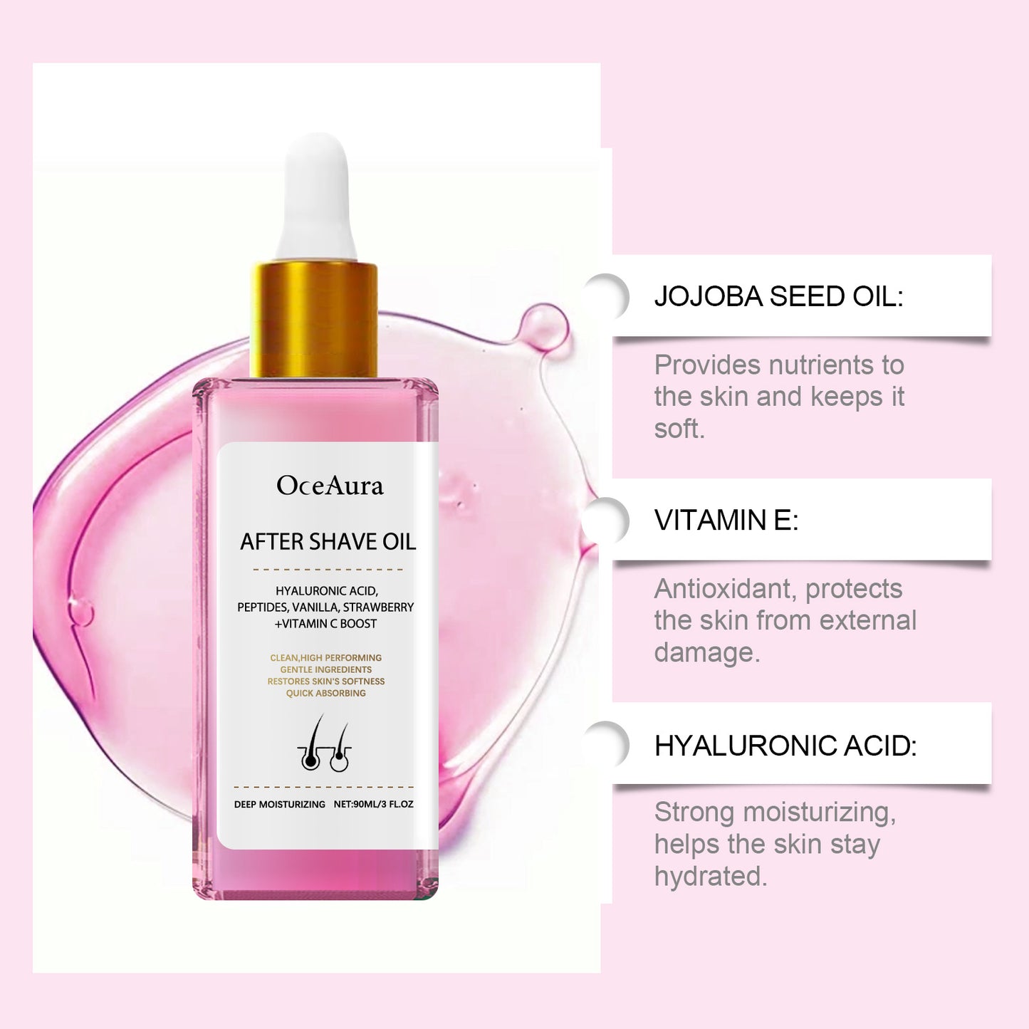 Strawberry Soothing Post Shave Oil