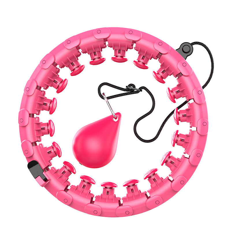 Weighted Hula Hoop for Easy Waist Slimming Exercise